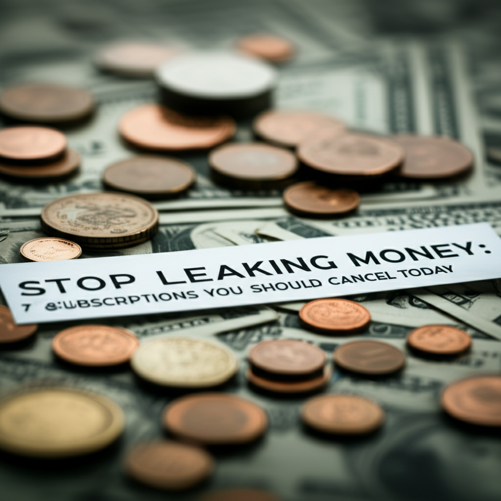 Featured image for article: Stop Leaking Money: 7 Subscriptions You Should Cancel Today